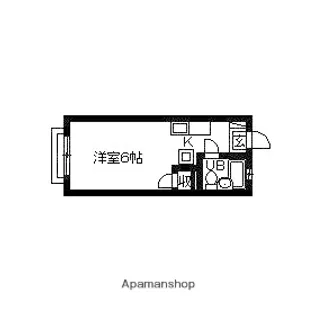 VIP【201号室】の間取り