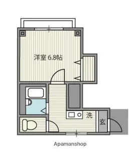 東京都大田区仲六郷2丁目【マンション】の間取り