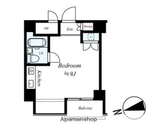 メインステージ大森町駅前【1階】の間取り