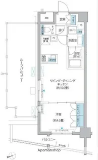 プラネソシエ大森山王【8階】の間取り