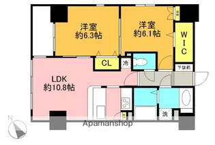 キャニオングランデ大森【203号室】の間取り