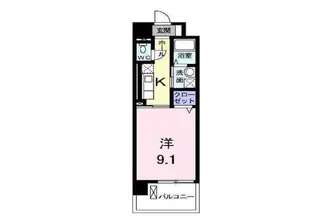 サンシャインスクエアⅠ【1階】の間取り