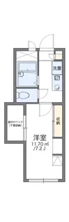 レオパレスメゾン・ド・矢向【2階】の間取り