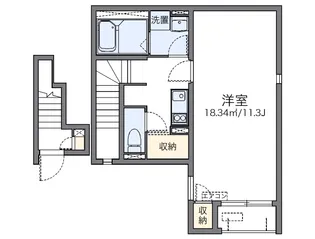 レオネクストマ ピエス蒲田【202号室】の間取り