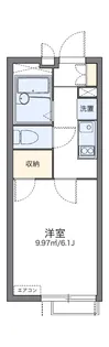 レオパレスフォレスト矢口【2階】の間取り