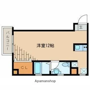 イルマーレ【202号室】の間取り