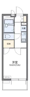 レオパレスREI【2階】の間取り