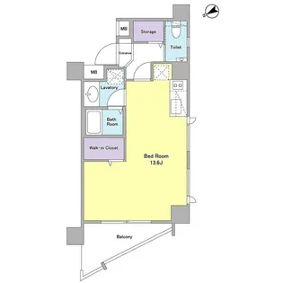 スタイリオ下丸子【4階】の間取り