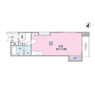 プチ・メゾン雪ケ谷【2階】の間取り