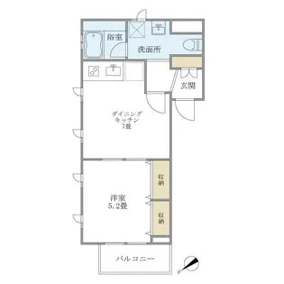 WELL HOUSE 東大井【2階】の間取り