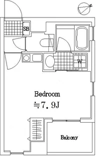 デュオ・スカーラ品川大井【12階】の間取り