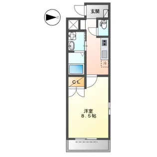 BAGUS TIME K.I【1階】の間取り