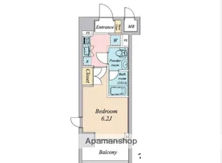 プライマル大森【5階】の間取り