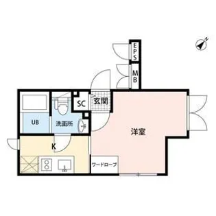 LAPIS大井町Ⅱ【2階】の間取り