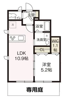 プランタン鶴見【103号室号室】の間取り