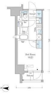 アーバネックス南品川【6階】の間取り