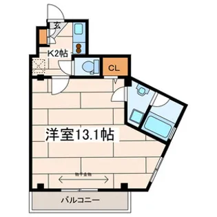メゾンデマルシェ【3階】の間取り