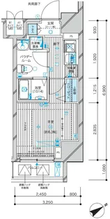 メインステージ蒲田Ⅵエグザ【8階】の間取り