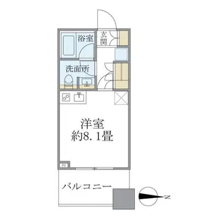 シティタワー大井町【4階】の間取り