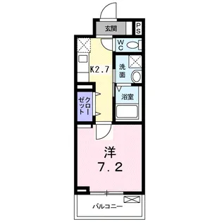 ラヴィベール【1階】の間取り
