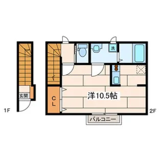 S・ますみ【2階】の間取り
