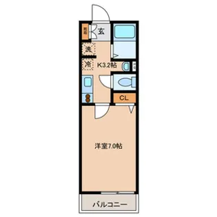 エクセルコート【1階】の間取り
