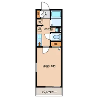 エクセルコート【2階】の間取り
