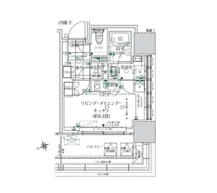 ローレルタワールネ浜松町【3階】の間取り