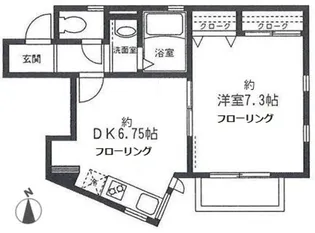 カスタリア【1階】の間取り