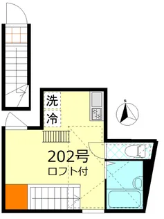 プリームス品川【2階】の間取り