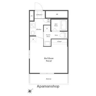 ブルーノコート蒲田【11階】の間取り