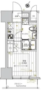 REGARIZ品川SOUTH【8階】の間取り