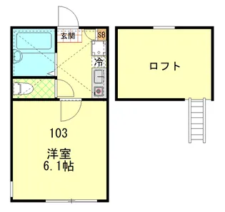 MONTEREY【1階】の間取り
