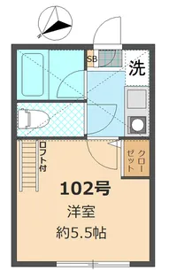 アルテ八丁畷【1階】の間取り