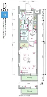 スカイコートパレス蒲田Ⅱ【102号室号室】の間取り