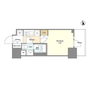 オーキッドレジデンス品川中延【7階】の間取り