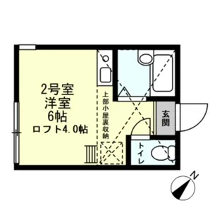 ユナイト尻手スサーナの杜【2階】の間取り