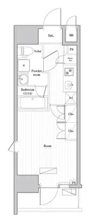 アークマーク大森町アジールコート【7階】の間取り