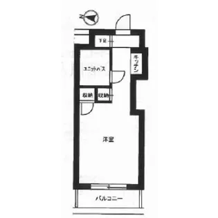 東京都品川区南品川4丁目【マンション】の間取り