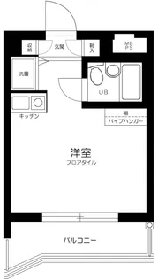 東京都大田区池上1丁目【マンション】の間取り