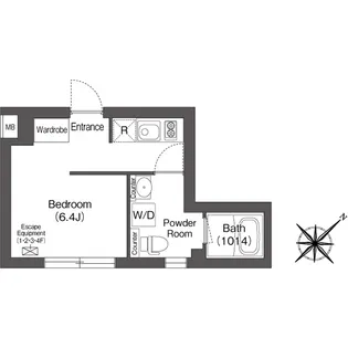 エスタート大井町フォレスト【4階】の間取り