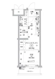 セジョリ鵜の木【3階】の間取り