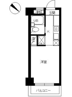 スカイコート川崎第2【903号室号室】の間取り