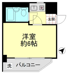 鶴見市場ダイヤモンドマンション【3階】の間取り