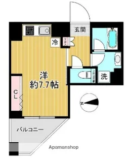 スパシエ蒲田グランドタワー【5階】の間取り