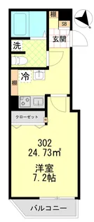 カノープス南大井A【3階】の間取り