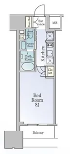 ルフォンブランシェ品川南大井【9階】の間取り