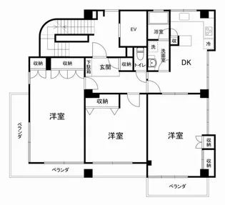 ホーメイレジデンス南馬込Ⅱ【7階】の間取り