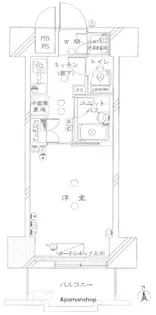 ルーブル大井町弐番館【12階】の間取り