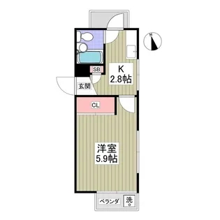 ヒルサイドフジ【3階】の間取り